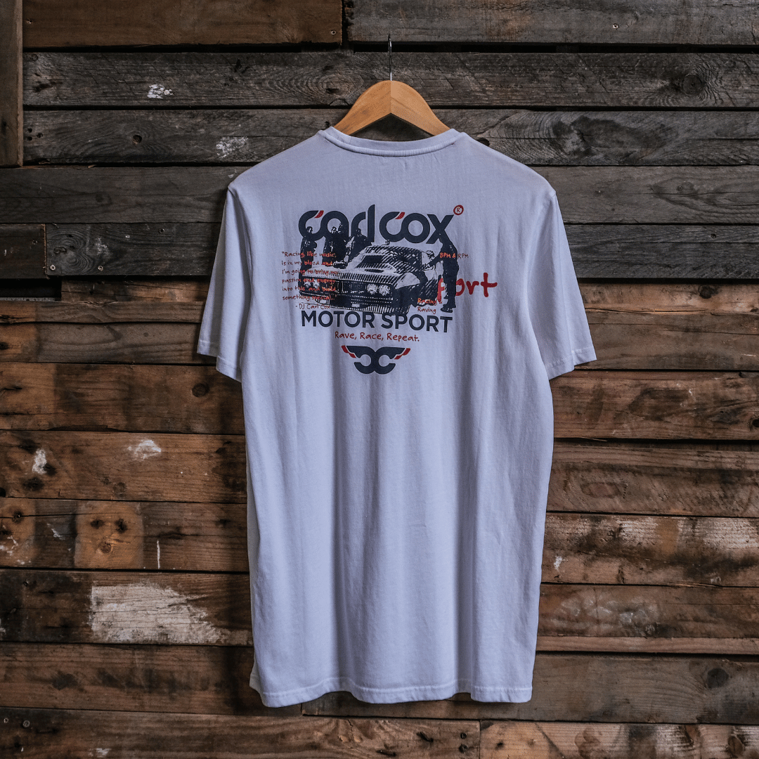 Carl Cox Motorsport Rave Race Repeat Tee